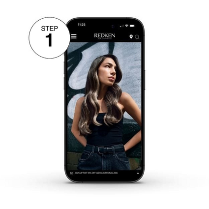 Redken VTO Landing Page Step 1 Module
